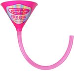 Head Rush Pink Beer Bong - Beer Funnel with Long Tube - Beer Accessories & Drinking Games for Adults Party - Drink Funnel with a Thick Flexible Hose - Beer Bong with Colorful Designs - Ultimate (2FT)