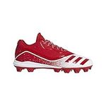 Adidas Mens Icon V Md Baseball Shoes Powerred/White 9