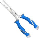 Cuda 8" Stainless Steel PLIER with Ring Splitter/Titanium Bonded