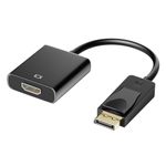 Tobo Display Port to HDMI Adapter, 1080p Display Port DP to HDMI Cable Male to Female Port Support Video & Audio Compatible with Computer, PC, Monitor, Projector, HDTV (Not Bidirectional) TD-262TC
