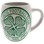 Celtic FC Green White Tea Tub Football Club Crest Fan Gift Boxed Mug Official