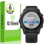 IQShield Screen Protector Compatible with Garmin Forerunner 245 (Version 2) (6-Pack) Anti-Bubble Clear TPU Film