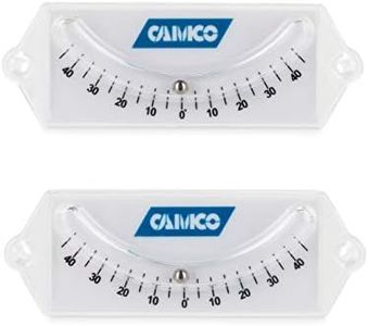 Camco 25553 Precision Curved Ball Levels , white