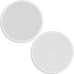 2 Pieces Metal Coffee Filters Compatible with AeroPress and Ultra-fine Makers Reusable Stainless Disc Coffee Filters Quality Coated Stainless Steel in Cafe Maker