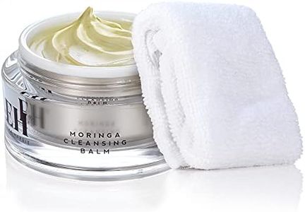 Emma Hardie Cleansing Balm, Moringa Oil Makeup Remover Balm with Microfiber Face Cloth, With Vitamin E and Grapeseed Oil, Cleansing Balm Makeup Remover and Makeup Remover Cloth