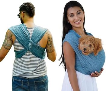 Pet K’tan Pet Carrier for Small to Medium Pets - Cat and Dog Soft Pet Carrier Sling - PawQuamarine, Medium