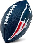 Franklin Sports NFL New England Patriots Football - Kids Foam Football - Soft Football - Mini Size - Perfect for Gameday - 8.5" 3D Logos!