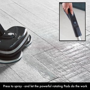 Aircraft Home PowerGlide Cordless Hard Floor Cleaner & Polisher – 4 Pads for Wood, Tile, Laminate