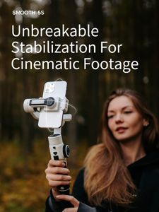 ZHIYUN Smooth-5S iPhone 3-Axis Gimbal Stabilizer Combo with Lights & Tripod