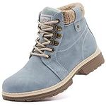 ANJOUFEMME Winter Snow Hiking Boots