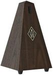 Wittner Metronome Taktell Pyramid Shape System Maelzel Series 845 - Plastic casing - Without bell - Walnut grain - Mechanically wound - No batteries required - Made in Germany