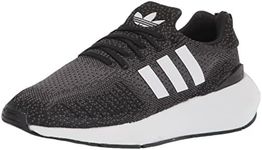 Adidas Originals Men's Swift Run 22 Sneaker, Black/White/Grey, 10 US