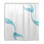 ALAZA Turquoise Mermaid Tail Shower