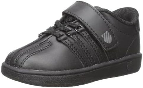K-Swiss Kid's Classic VN Velcro Sneaker, Black/Black, 2 M Toddler