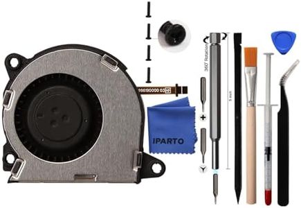 iParto [New Version] Internal Cooling Fan Replacement for Nintendo Switch NS HAC-001 Console Cooling Fan Replacement(Rubber Grommets pre-Installed)