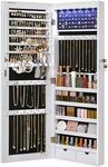 SONGMICS Hanging Jewelry Cabinet, W