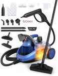 Steam Cleaner, 293°F 58 PSI Powerful Multipurpose Handheld Steam Mop for Home, Built-in Storage, 21 Attachments, 50Oz Capacity, Heavy Duty Canister Steamer for Carpet, Floor, Car, Tile, Crack