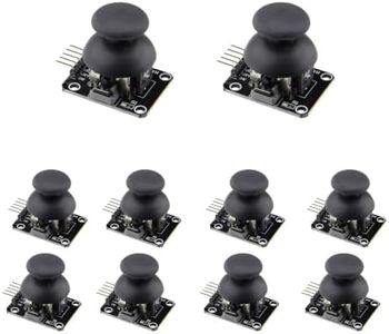 hiBCTR 10 PACKS Game Joystick Sensor, Game Controller Sensor, JoyStick Breakout Module for Arduino PS2 Raspberry Pi