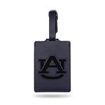 Rico Industries NCAA Auburn Tigers Laser Engraved Ultra Suede Luggage Tag - Includes ID Card