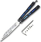 Butterfly Knife, Which Won't Cut Your Fingers, Can Be Used for Training and Practice. It is Made of Strong and Durable Stainless Steel, Used for Playing Cool and Training Hand Strength