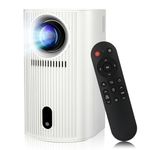 Mini Projector [Seamless Autofocus] with WIFI 6 and Bluetooth 5.4, 4K 1080P Portable Projector 200'' Screen Smart Movie Projector Auto Keystone Compatible for Laptop, PC, Smartphone