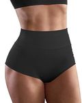 Women's High Waist Yoga Booty Shorts Workout Spandex Dance Hot Pants Butt Lifting Leggings Rave Outfits, Black, X-Large