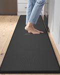 DEXI Anti Fatigue Kitchen Mat, 3/4 Inch Thick, Stain Resistant, Padded Cushioned Floor Comfort Mat for Home, Garage and Office Standing Desk, 70"x20", Black