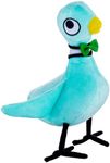 TSRDLVC Pigeon Stuffed Animal Pigeon Plush Soft Bird Plush Toy, Birthday Gifts for Kids, Big Eyes, 12 inch (Light Blue)