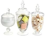 Mantello Apothecary Jars with Lids-