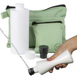 CuloClean Hygiene Bag for Hiking + Portable Travel Bidet portatil + Bottle. Personal Hygiene kit for Hikers, Leave no Trace (LNT) While Hiking in The Countryside.