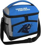 Rawlings NFL Soft Sided Insulated Cooler Bag/Lunch Box, 12-Can Capacity, Carolina Panthers