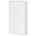 Dream on Me Breathable Two Sided Square Corner Play Yard Mattress, White/Brown, 3''