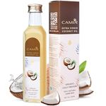 CAMIA - Organic Cold Pressed Coconut Oil for Men & Women | 100% Pure, Natural, Undiluted, Unrefined Hair Oil | Ideal for Skiin & Hair Care | Free From Chemicals (Small, 250, millilitre)