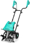 IncwBo Electric Garden Tiller Electric Cultivator 12 Inch Tilling Width 8-Inch Electric Tiller 10.5 Amp Tiller for Garden Yard