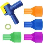 JMTEEA Bite Valve Replacement Mouthpiece Fit for Hydration Pack Bladder Water Backpack and Most Brands(4-Pack), with Shutoff Valve and Tube O-Ring