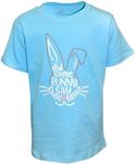 Unique Baby Boys Easter Bunny Ears T-Shirt - Toddler Boy Easter Shirt - Casual Short Sleeve Kids Shirts for Boys (9, Chocolate)