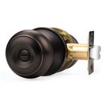 Probrico Privacy Door Knob Bed Bathroom Interior Door Handle Lock Oil Rubbed Bronze