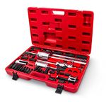maXpeedingrods 40 Pieces Truck Diesel Injector Extractor Slide Hammer Puller Extractor Complete Set,Universal MASTER Kit