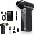 2026 Upgrade Snow Removal for Cars 130,000 RPM Mini Snow Blower for Car Snow Master Pro Led Turbo Blower, 4-Speed Adjustable Turbo Electric Portable Hand Held Car Remover for Vehicle and Home Cleaning