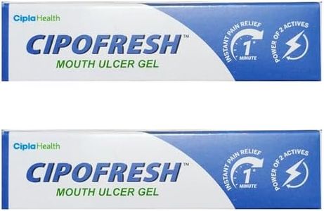 Mouth Ulcer Gel | Pain Relief Gel | Oral Gel | Mouth Ulcer Treatment for Adults, Cold Sore Treatment, Fast Acting, Targets Swelling and Infection | 12gm (Pack of 2)