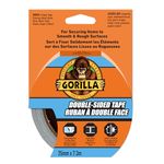 Gorilla Double Sided Tape Heavy-Duty Bonding Adhesive – Strong Bonding Tape for Carpets, Rugs, & Repairs (1.41 in x 7.3 Meters) Gray
