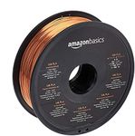 Amazon Basics 3D Printer Filament, 1.75 mm, 1 kg Spool (2.2 lbs), Silk Copper