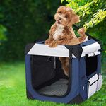 PaWz Pet Carrier Bag Dog Puppy Spacious Outdoor Travel Hand Portable Crate M, Travel Dog Bed, Dogs Luggage & Travel Gear, Bag for Cat Dog Travel, Dog Crate, Cat Carrier, Cat Dog Backpack, Dog Kennel