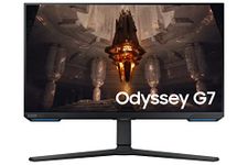 Samsung 28-inch(70.8cm) Odyssey G7 Gaming, UHD 4K, 144Hz, 1ms, HAS, IPS Panel, G-Sync Compatible, HDR 400, Smart TV Experience, (LS28BG700EWXXL, Black)