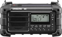 Sangean MMR-99 Emergency Radio, Crank, Solar Black with Dab+Med Dab+