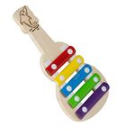 Trinkets & More - Xylophone Guitar Wooden (5 Nodes) | Kids First Musical Sound Instrument Toy | Babies Toddlers 6 Months + (Small Guitar Xylo).