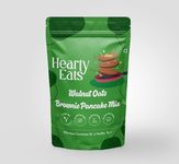 Hearty Eats Walnut Oats Brownie Pancake Mix (225 Grams, Pack of 1)