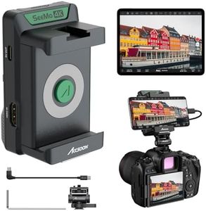 Accsoon SeeMo 4K for Android HDMI Video Transmitter, 4K30/1080p60 Android HDMI Adapter for Recording/Sharing/Livestreaming, Compatible with Samsung/Xiaomi/Galaxy/LG/Tablets, Android 8 or Later