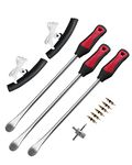 ROTATION Tire Lever Iron Tool Kit, 14.5 inch (380mm) Steel, Professional Tire Changing Tools for Motorcycle, Dirt Bike, Lawn Mower | 3-Piece Set