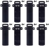 KANMIT Belt Clip for Baofeng UV-5R UV-5RA UV-5RB UV-5RC 5RD 5RE 5RE+ Two Way Radio Walkie Talkie Back Clip,8 Pack/Pcs/Set